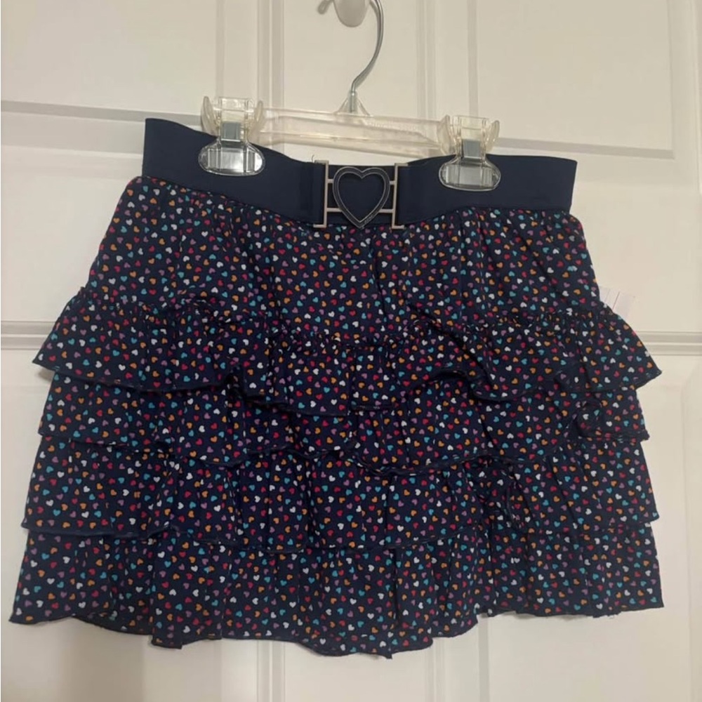 girls heart mini skirt